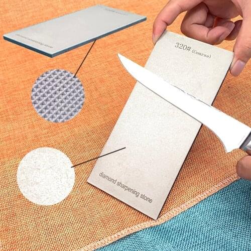 320/800/1200/2000 set Diamond sharpening stone base kitchen tools grinder Professional knife sharpener bar blade sharp Apex edge