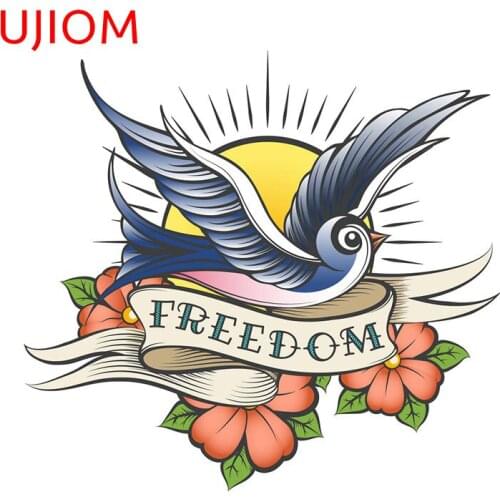 UJIOM Bird Wall Decor Living Room Wall Stickers Moisture Proof Home Office Kitchen Bathroom Vinyl Wall Decal Wallpaper