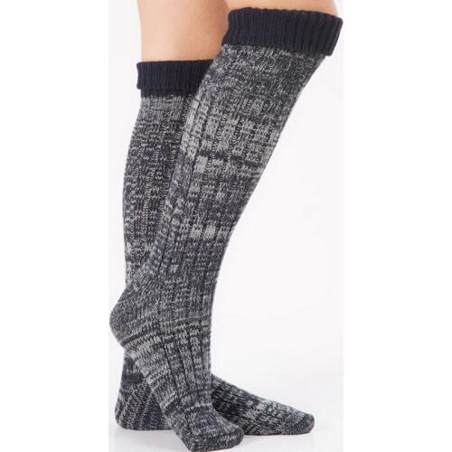 1 Pair Womens Knitted Boot Socks Boot Cuffs Toppers Knit Leg Boot Knee High Long Leg Warmers Sock