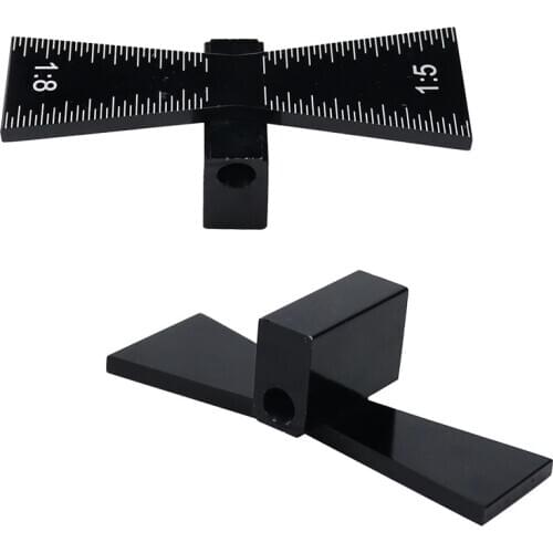 1/5 1/8 Woodworking Ruler Dovetail Marker Aluminum Alloy Dovetail Marking Template Wood Splicing and Wire Changing Tool