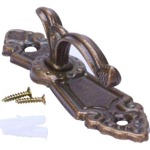 Mromax 2/6Pcs 75*20mm Long Curtain Wall Hook Decorative Curtain Buckle Free Punch Wall Hook Home Decoration Modern