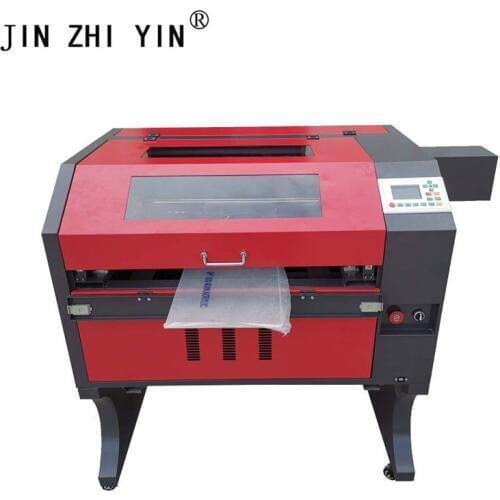 4060 CO2 laser engraving cutting machine wood laser engraver 80W with Ruida controller cutting crystal lifting 260mm