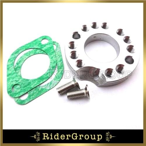 Alloy Carburetor Manifold Spinner Plate 26mm Adaptor For Dax Pit Pro Dirt Trail Bike ATV Quad Motocross Motorcycle