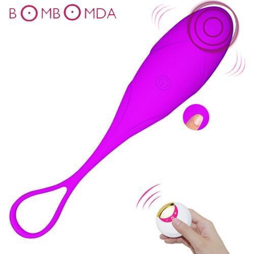 Wireless Remote Control Vibrating Silicone Bullet Egg Vibrators USB Rechargeable Massager Ball Adult Sex Toys