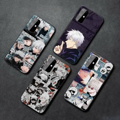 Satoru Gojo Jujutsu Kaisen Phone Case For Samsung galaxy A S note 6 7 8 9 10 20 30 50 51 70 edge plus lite mobile bags coque