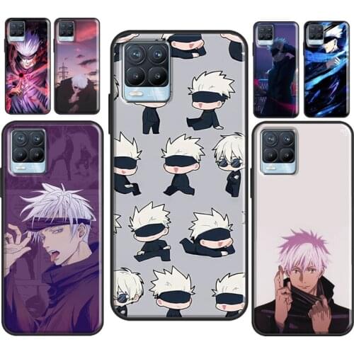 Gojo Satoru Jujutsu Kaisen For OPPO Realme GT Neo 6 7 8 Pro X2 X7 C11 C21 C3 Cover For OnePlus 8T 8 9 Pro Nord Case