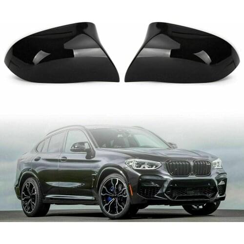Rear View Mirror Cap Cover For BMW X3 F25 X4 F26 X5 F15 X6 F16 2014-2018 Replacement M Style Black 100% Brand New Car Accessory