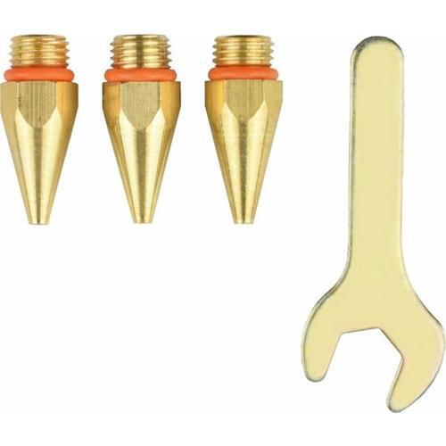 Large Diameter Glue Gun Nozzle Kits With Wrench 1.5x70mm 2.0x70mm 3.0x70mm Glue Gun Nozzle