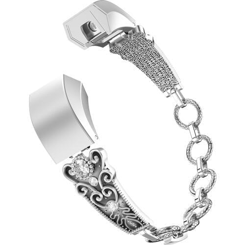 Retro Watch Band Strap For Fitbit Alta Replacement Metal Band Bracelet For Alta HR Smart Watch Correas de reloj belt Accessories