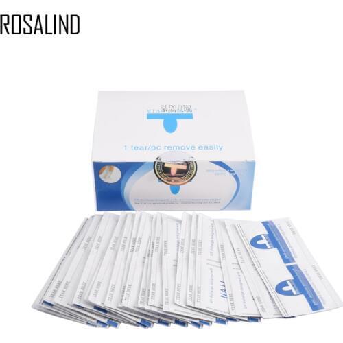 ROSALIND Degreaser Gel Nail Polish Remover Lint-Free Wipes 20Pcs Napkins For Manicure Cleanser Nail Art UV Gel Polish Remover