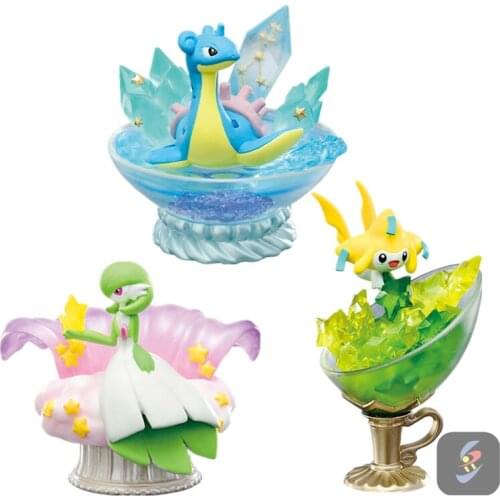 Pokemon Starrium Series CANDY TOY Pikachu Espeon Umbreon Lapras 6 Kinds Action Figure Ornament Toys Birthday Gifts