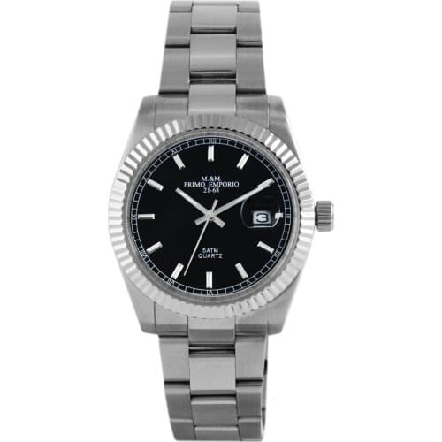 Steel Watch M & M first emporium 1053AN