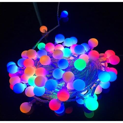 3M Led Colorful Ball Light Christmas Lights String Light Garland Fairy Lights Christmas Decorations Xmas Gifts Christmas Tree
