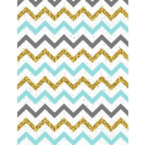 TR Glitter Chevorn Vinyl Background Backdrops 3x5 Baby Shower Photo Backgrounds Newborn Baby Birthday Studio Props Custom Made