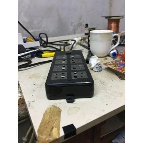 Magic power strip with lens for show