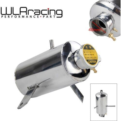 WLR RACING - Universal Alloy Polished water tank & oil catch can 1.5L Round Water Catch Can Fuel Tank WLR-TK09