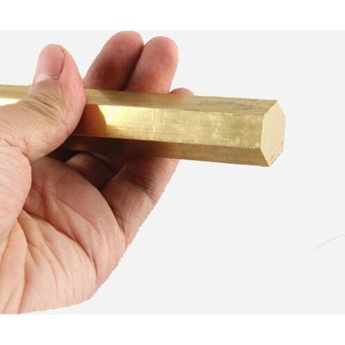 0.5meter Hexagon Brass rod Knife mosaic pin 4/5/6/8/9/10-65MM
