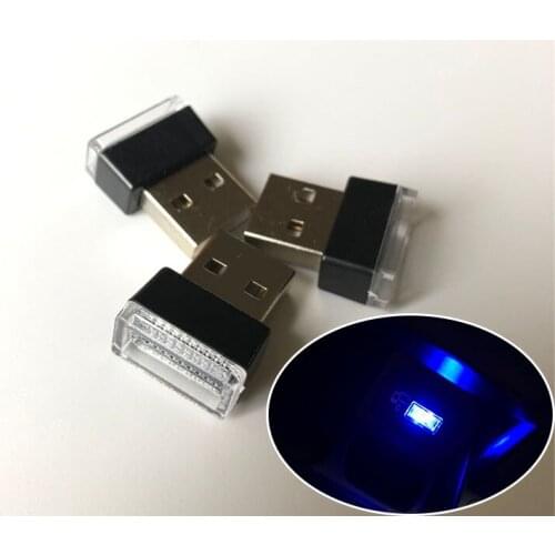 1 Piece Car USB LED Atmosphere Decorative Lights for Audi Q3 Q5 SQ5 Q7 Q8 A1 A3 S3 A4 A6 A7 S6 S7 A8 S4 RS4 A5 S5 RS5 8T 8R