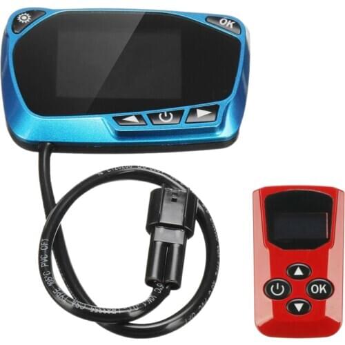 12/24V Car Heater Controller Parking Air Heater Diesels LCD Digital Timer Monitor Switch Universal Heating Device Remote Control