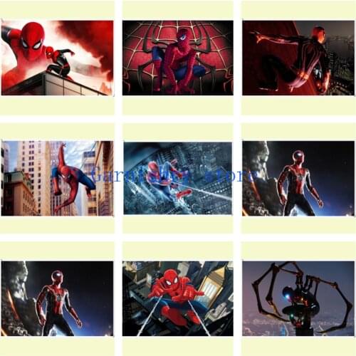 5D DIY Diamond Painting Disney Marvel Spider-Man Full Square/round Diamond Embroidery Cross Stitch Kits Mosaic Home Decor