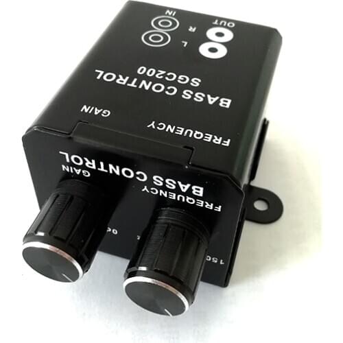 Car Adjust Line Level Volume Control Knob Subwoofer Equalizer Bass controller