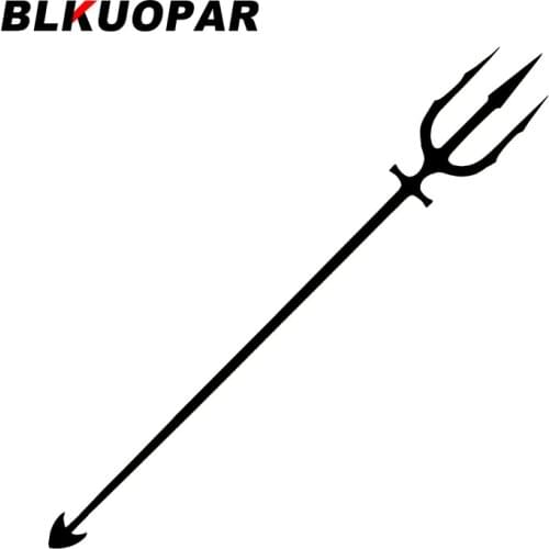 BLKUOPAR for Trident Weapon Car Stickers Personality Occlusion Scratch Decals Car AccessoriesLaptop Windows Decor Car Label