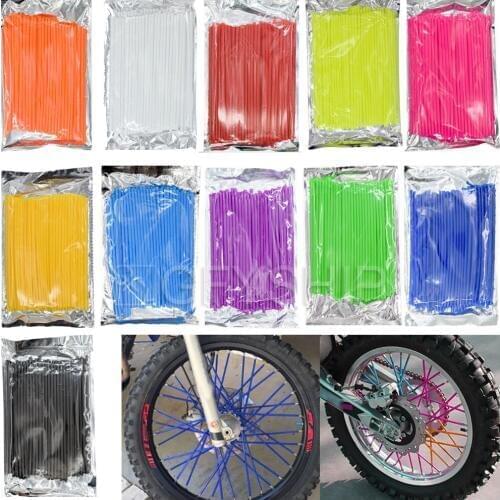 Motorcross For Yamaha Ducati KTM Suzuki Honda Kymco ATV Motorcycle Pit Dirt Bike Enduro Off Road Rim Wheel spoke skins cover