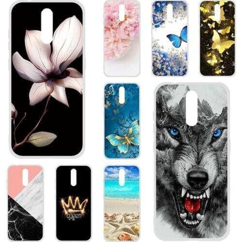 Phone Case For Nokia 2.3 Case Silicon Butterfly Cat Protective Bumper Coque For Nokia 2.3 TA-1206 TA-1211 TA-1214 TA-1194 Covers