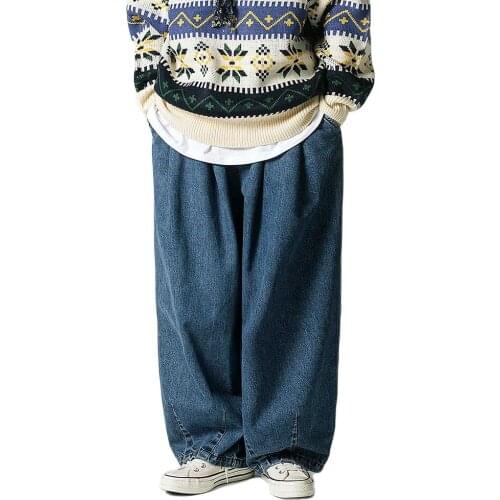 New Fashion Loose Baggy Harem Jeans Men and Women Casual Denim Pants Wide Straigth Leg Streetwear Trousers Hip Hop Jeans Clothes