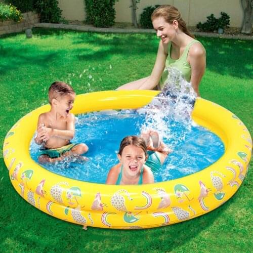 100cm Round Inflatable Swimming Pool High-quality PVC Paddling Pool Bathtub For Kids Outdoors Summer Water Game Inflatable Pool