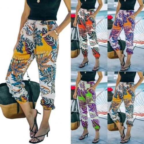 Lightweight Stylish Summer Casual Leg Pants Stretchy Casual Pants Banded Ankle Design for Outdoor