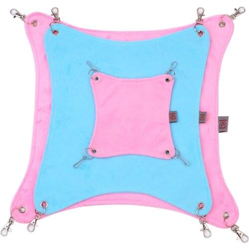 2021 New Hammock Pet Hamster Rat Parrot Ferret Hamster Hanging Bed Cushion House Cage