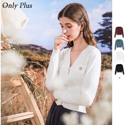 Трикотажные блузки Only plus China At AliExpress