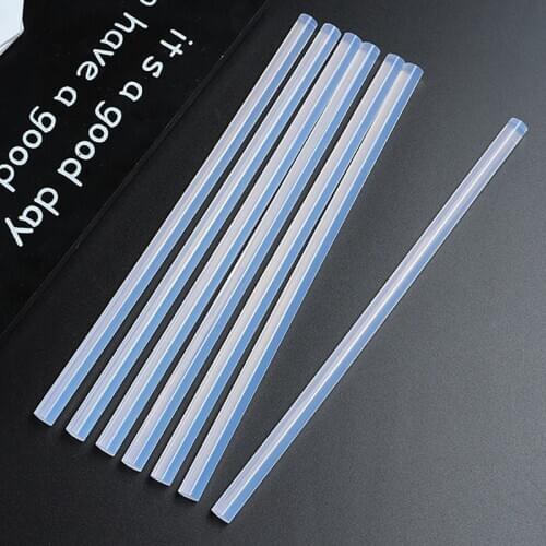 Hot Melt Glue Sticks 10-20PCS Transparent Black 11mm 7mm Glue Sticks Adhensive Industrial Manufacture Electric Glue Gun Craft