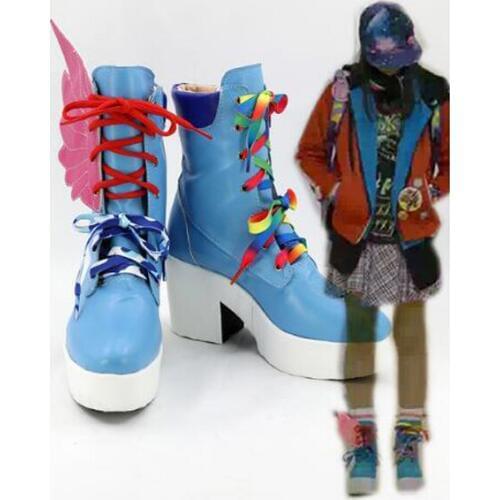 Masked Rider Kamen Rider Saiba Nico Cosplay Boots Shoes Party Cosplay Show Boots Custom Made for Adult Women Shoes