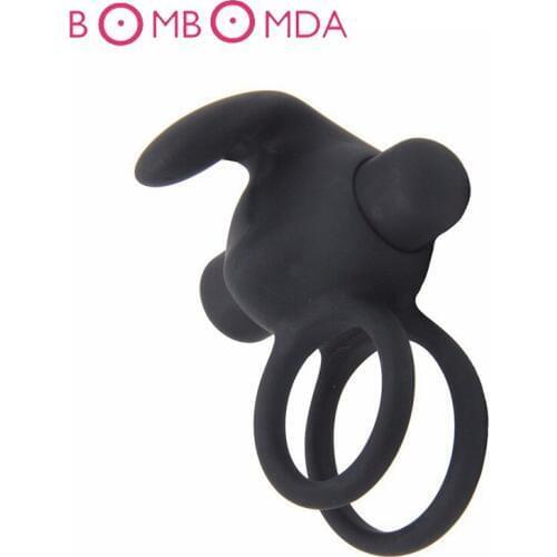 Silicone Cock Rings Men Masturbator Delayed Ejaculation 10 Mode Lasting Erection Penis Ring Clitoris Stimulator Sex Toys For Man