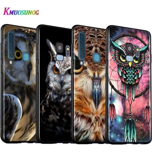 Camouflage Owl Animal Silicone Cover For Samsung Galaxy A9 A8 A7 A6 A6S A8S Plus A5 A3 Star 2018 2017 2016 Phone Case