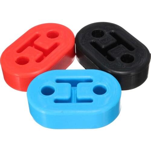 Diameter 11mm 2 Holes Universal Car Polyurethane Exhaust Tail Pipe Mount Brackets Hanger Insulator