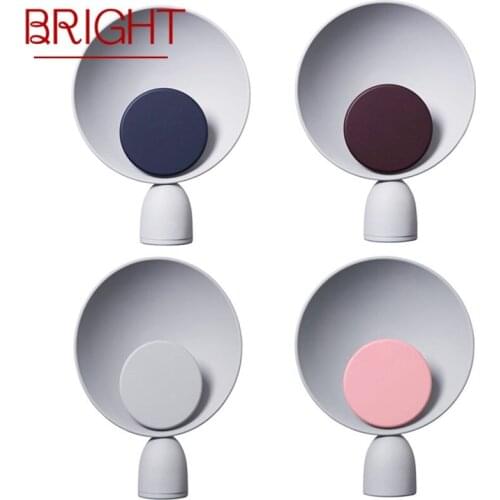 BRIGHT Modern Decorative Table Lamp Simple Design Creative Mini Desk Light Home LED For Foyer Living Room Office Bedside