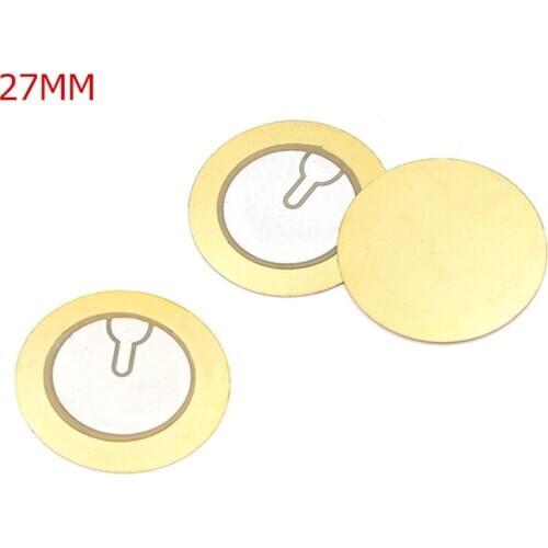 10Pcs/lot 27MM Thickened copper triode self-excited piezoelectric ceramic 20MM alarm buzzer,Piezo Ceramic buzzers