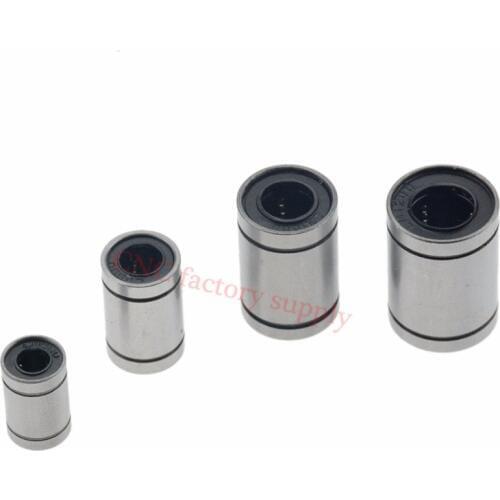 4pcs/lot LM12UU LM8UU LM10UU LM16UU LM6UU LM20UU Linear Bushing 12mm CNC 3d printer parts Linear Bearings for linear Rods shaft