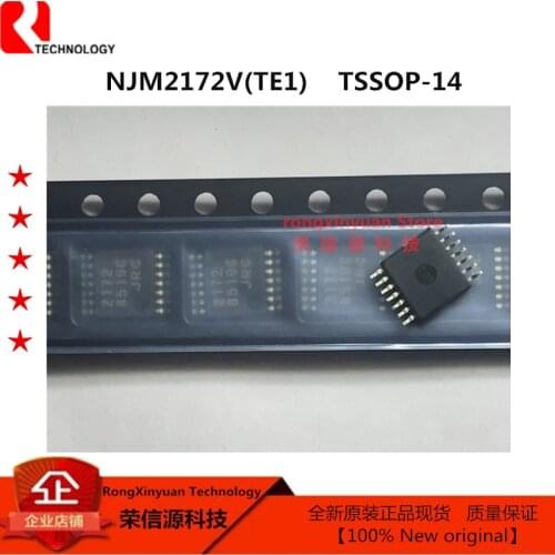 5 pcs/lot NJM2172V(TE1) NJM2172V-TE1 2172 TSSOP14 NJM2172V 2172V NJM2172 OPERATIONAL AMPLIFIER WITH EVR 100% New original
