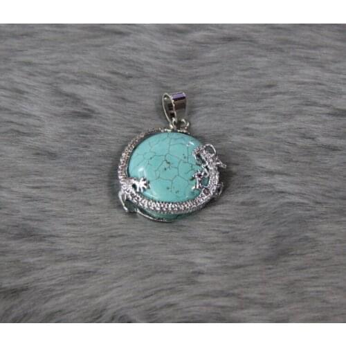 5pcs/lot Wholesale Green Charms Semi preicous Stone Ball Wrapped by Dragon Dragon Beads Pendant