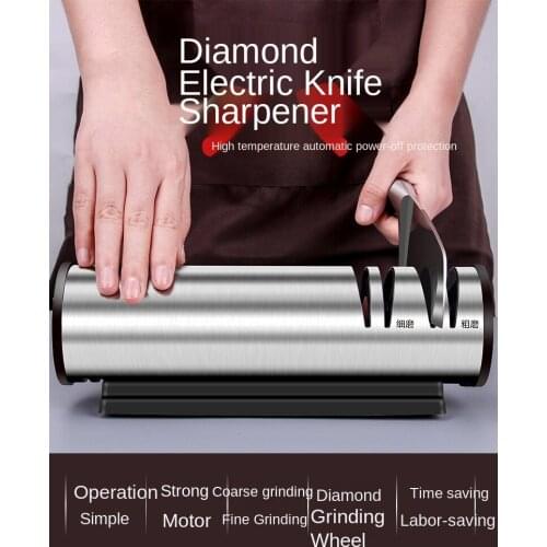 Tool Stainless Steel Diamond Knife Sharpening System Household Professional Knife Sharpener Electric Fast Scissor Sharpening