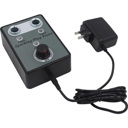 Auto Car Spark Plug Tester with Adjustable Double Hole Detector Ignition Plug Analyzer
