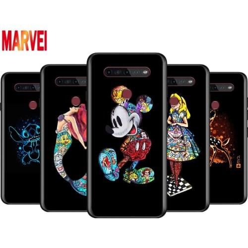 Disney Princess Marvel For LG K92 K42 K22 K71 K61 K51S K41S K30 K20 2019 Q60 V60 V50 S V40 V30 G8S G8 X ThinQ Soft Phone Case