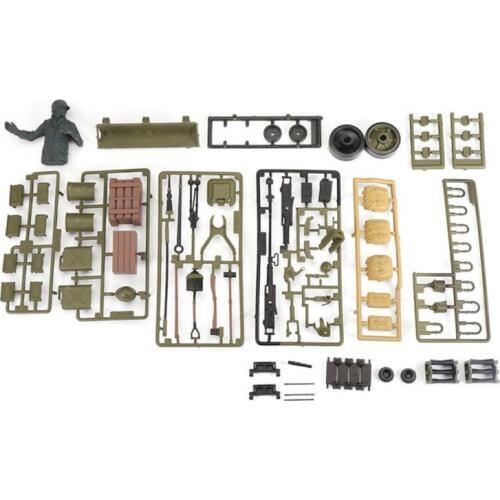 For 1/16 Henglong Tank 3898-1 USA Sherman M4A3 RC Tank Plastic Soldier Accessories Parts Bag