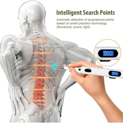 Electronic Acupuncture Pen Meridian Massage Therapy Meridian Massager Tool