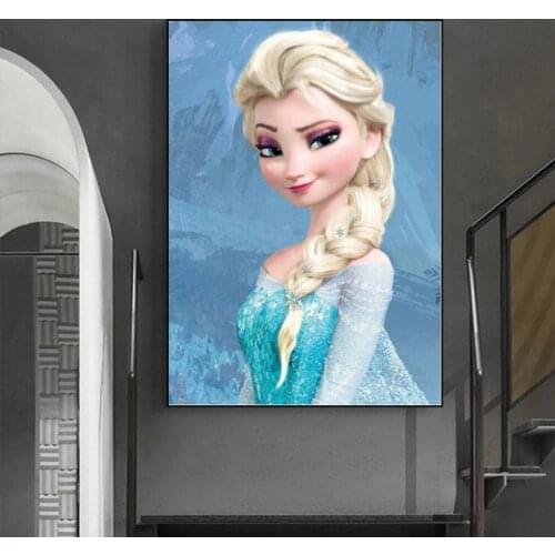 Disney Frozen Princess Diamond Painting Anna and Elsa Diamond Mosaic Diamond Embroidery Cross Stitch Kits Home Decor