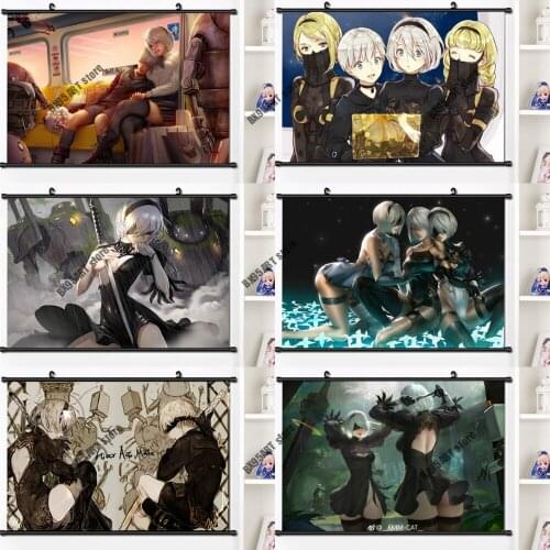 5D DIY Diamond Painting Anime NieR:Automata Full Square Diamond Embroidery Cross Stitch Kits Mosaic Sale Home Decoration Gift
